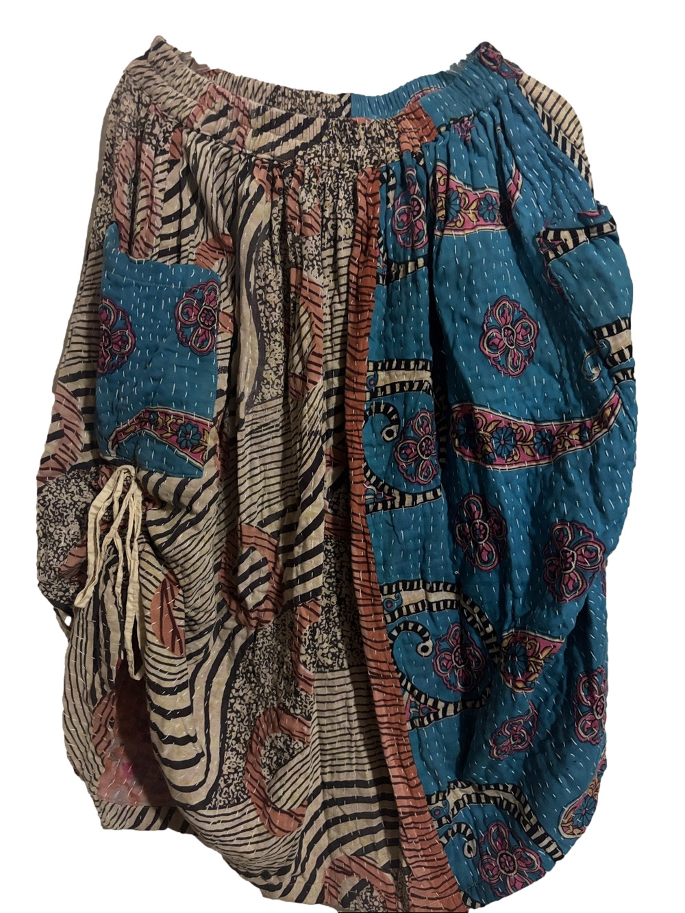 She’s 1 Oak Kantha Reversible Side Cinched Skirt